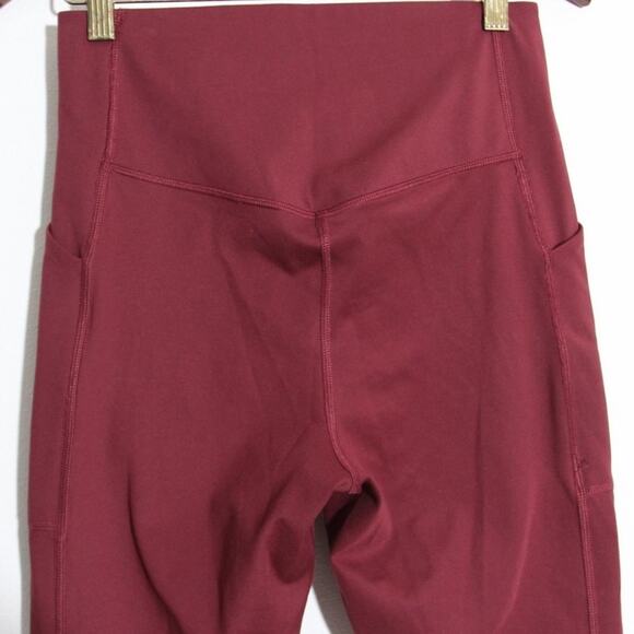 Girlfriend Collective compressive pocket crop legging in Plum size medium - Picture 12 of 14